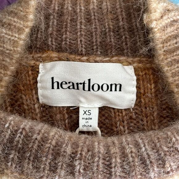 Heartloom Sweater Amara Ombre Balloon Sleeve Brushed Knit Sz XS NWT - Picture 9 of 14